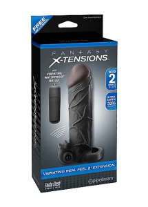Pipedream - Fantasy X-Tension - NAKŁADKA na penisa WIBRACJE + baterie w zestawie