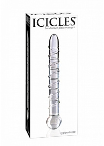 Pipedream Icicles - Plug Dildo szklany No. 1 przezroczysty prosty 21,8 cm