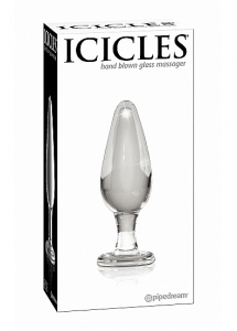 Pipedream Icicles - Plug Dildo szklany No. 26 11,5 cm 