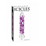 Pipedream Icicles - Plug Dildo szklany No.7 chrapowate 17,5 cm