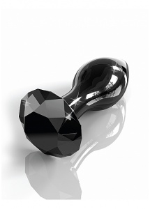 Pipedream Icicles - PLUG szklany przezroczysty kryształ czarny