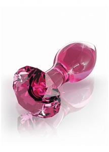 Pipedream Icicles - PLUG szklany przezroczysty kryształ rożowy