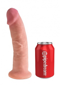 Pipedream King Cock - dildo dual-density JAK PRAWDZIWE naturalne TPE FANTA 23cm (9")