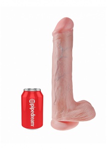 Pipedream King Cock - dildo realistyczne z jądrami JAK PRAWDZIWE naturalne 33cm (13")