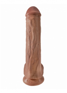 Pipedream King Cock - dildo realistyczne z jądrami JAK PRAWDZIWE śniade 33cm (13")