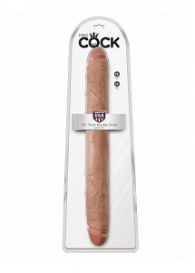 Pipedream King Cock - dildo realistyczne JAK PRAWDZIWE PODWÓJNE naturalne 40cm (16")