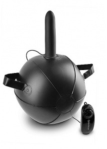 Pipedream King Cock - HOT SEAT mała Poduszka do skakania + Wibrujące Dildo 15cm(6") 