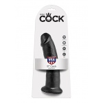 Pipedream King Cock -  dildo realistyczne JAK PRAWDZIWY czarne PVC - 23cm (9")