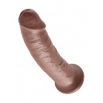 Pipedream King Cock -  dildo realistyczne JAK PRAWDZIWY brązowe PVC - 23cm (9")