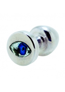Plug analny ozdobny - Diogol Anni R Eye Silver Crystal 30 mm Srebrny