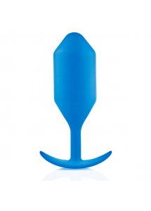 Plug analny z obciążnikiem - B-Vibe Snug Plug 5 Niebieski