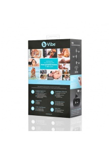 Plug analny ze zdalnym sterowaniem - B-Vibe Trio Remote Control Plug  Czarny