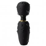 Podręczna mini różdżka masażer z nakładkami - Nomi Tang Pocket Wand Czarny