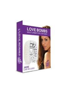 Podręczny masturbator z lubrykantem - Love in the Pocket Love Bombs Jade