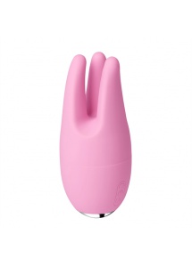 Potrójny stymulator łechtaczki - Svakom Cookie Sensual Massage Vibrator Różowy
