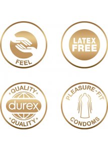 Prezerwatywy bez lateksu - Durex Condoms Nude No Latex 20 szt  