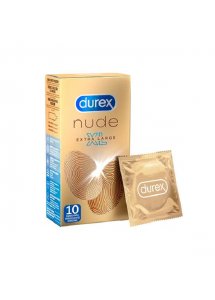 Prezerwatywy bez lateksu - Durex Condoms Nude No Latex XL 10 szt  