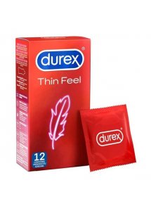 Prezerwatywy cienkie - Durex Feel Thin Condoms 12 szt 