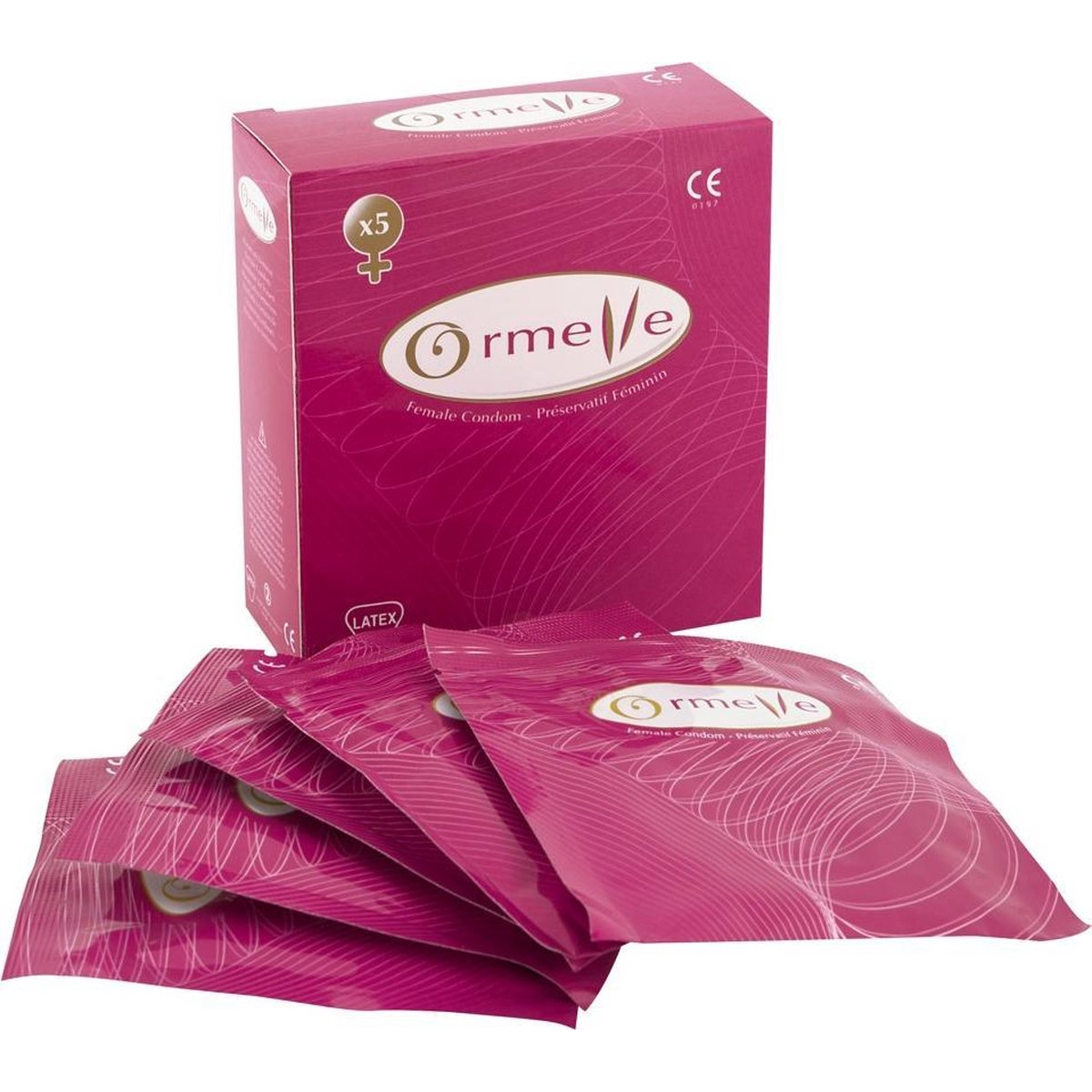 Prezerwatywy damskie 5 sztuk - Ormelle dla kobiet