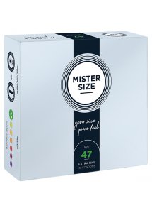 Prezerwatywy dopasowane na miarę - Mister Size 47 mm 36szt