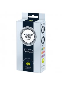 Prezerwatywy dopasowane na miarę - Mister Size 49 mm 10szt