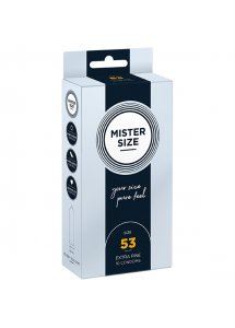 Prezerwatywy dopasowane na miarę - Mister Size 53 mm 10szt