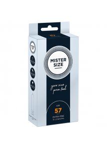 Prezerwatywy dopasowane na miarę - Mister Size 57 mm 10szt