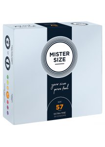 Prezerwatywy dopasowane na miarę - Mister Size 57 mm 36szt