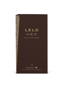 Prezerwatywy nowej generacji - Lelo HEX Condoms Respect XL 12 szt