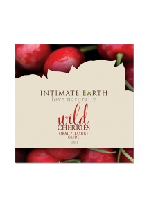Próbka 3ml - Smakowy żel nawilżający - Intimate Organics Wild Cherries Lube czereśnie