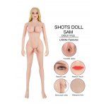 Realistyczna sex LALKA TPE DWUPŁCIOWY DŻENDER OBOJNIAK - SAMANTI 168cm