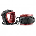 Rozpórka i kajdanki zestaw BDSM - Sportsheets Saffron Spreader Bar & Cuff Set  