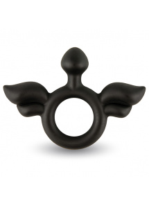 Silikonowy pierścień erekcyjny z aniołem - Velv\'Or Rooster Jeliel Angel Design Cock Ring  