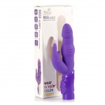 Silikonowy wibrator króliczek - Maia Toys Silicone Pearl Rabbit Purple 