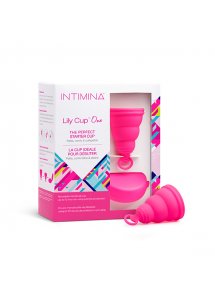 Składany kubeczek menstruacyjny dla początkujących - Intimina Lily Cup One, 21 ml  