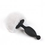 Sterowany aplikacją korek analny króliczek - Magic Motion Bunny App Controlled Vibrating Bunny Tail Anal Plug  