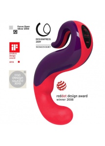 Wibrator DeLight ekskluzywny FUN FACTORY CNC, czerwony