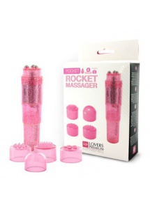 Stymulator łechtaczki LoversPremium - Pocket Rocket Massager różowy