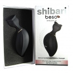 Stymulator powietrzny - Shibari Beso Wireless 8 Speed  Czarny
