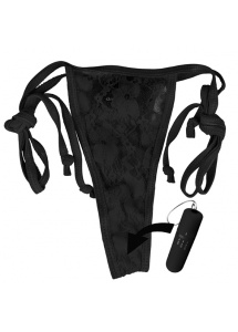Stymulujące majteczki damskie zdalnie sterowane - The Screaming O Remote Control Panty Czarny