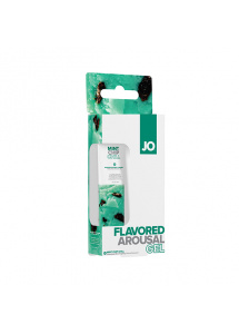 Stymulujący żel smakowy - System JO Flavored Arousal Gel 10 ml  Chłodząca mięta