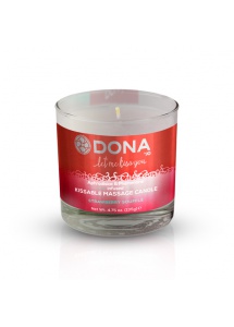 Świeca do masażu - azjatycki i lomi lomi - Dona Kissable Massage Candle Truskawkowa