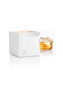 Świeca zapachowa z olejkiem do masażu - rozgrzewający burbon - Jimmyjane Bourbon