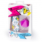 Symulator łechtaczki kolorowy - Tokidoki Silicone Purple Diamond Clitoral Vibrator 