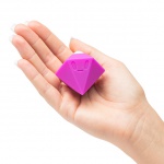 Symulator łechtaczki kolorowy - Tokidoki Silicone Purple Diamond Clitoral Vibrator 