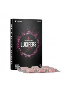 Tabletki stymulujące pragnienie na sex dla kobiet - Lucifers Fire Sexual Arousal Capsules x12