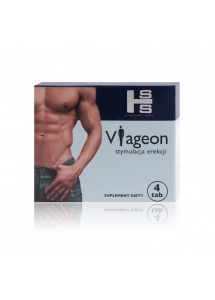 Tabletki męskie wzmacniające potencję Viageon x 4 szt