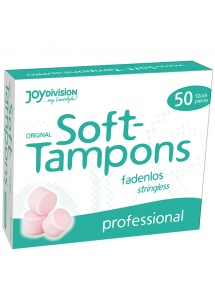 Tampony na specjalne okazje - Joydivision Soft-Tampons Stringless Professional 50 szt