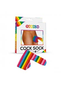 Tęczowa skarpeta na Wacława - Rainbow Cock Sock  
