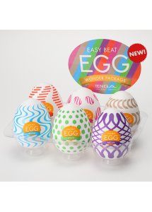 TENGA Masturbator - Zestaw 6 jajek Egg Wonder 6 Styles Pack